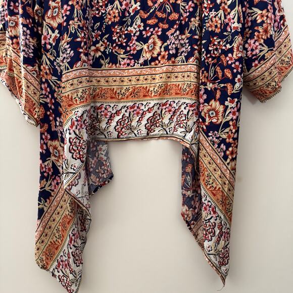Umgee Boho Floral Open Kimono Size M/L NWT - Picture 5 of 8